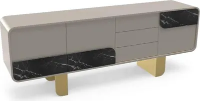 Productafbeelding van Design dressoir, spiegel, design meubels, console, houten commode