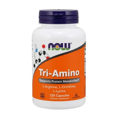 Produktbild von NOW Foods Nahrungsergänzungsmittel Tri-amino, BI4555