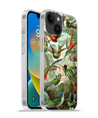 Produktbild von MuchoWow® Handyhülle Schutzhülle Hülle für Apple iPhone 14 - Softcase Trochilidae - Alte Meister - Kunst Silikon Softcase Handy Hülle - Mobiltelefonhülle