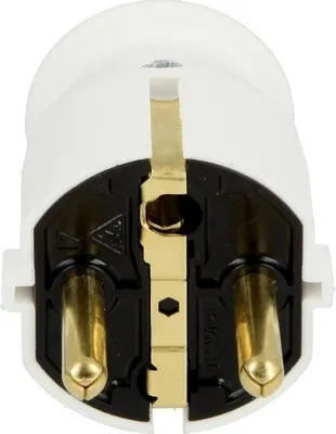 Produktbild von Kopp 175702000 Schutzkontaktstecker arktis weiss