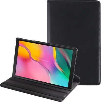 Produktbild von Mobigear DuoStand  Samsung Galaxy Tab A 10.1 (2019) Hülle Drehbare Klapphülle - Schwarz