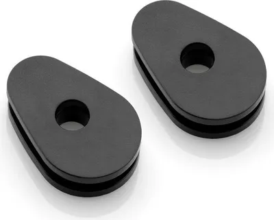 Image de Adaptateur de clignotants Rizoma FR227, 2 pièces, noir  Noir, taille unique
