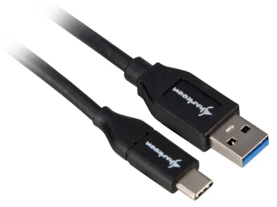 Produktbild von Sharkoon USB 3.2 Gen 2 Kabel, USB-A Stecker > USB-C Stecker, (0,5