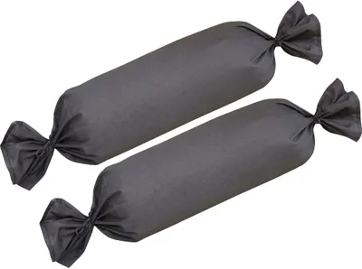 Produktbild von Traumschlaf Edel-Linon Kissenbezüge 2er Set 2x Nackenrollenbezug 26x79 cm anthrazit