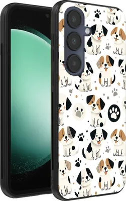 Produktbild von Smartphonica Handyhülle Passend für Samsung Galaxy S23 FE mit Hundedruck - TPU Backcover Hülle Hundedesign