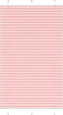 Image de Store plissé rose 115x200 cm largeur du tissu 114,4cm polyester