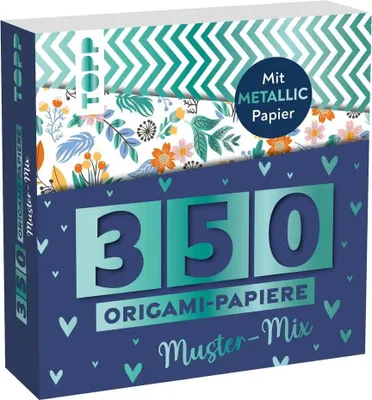 Obrázok produktu pre 350 papierov na origami - mix vzorov