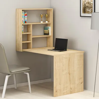 Immagine prodotto di Veglio - Scrivania, 59x90x74h cm Marrone, 5 Ripiani