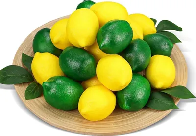 Produktbild von Künstliche Zitronen Deko 48 Stück für Tischdeko und Obstschalen