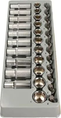 Produktbild von SELTA Steckschlüsselsatz SE-3533 Chrom-Vanadium-Stahl