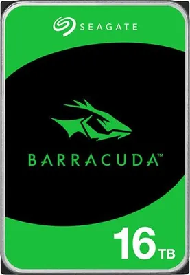 Zdjęcie produktu dla Seagate Barracuda 16TB, 16 TB, 7200 RPM, 512 MB, 3.5", SATA