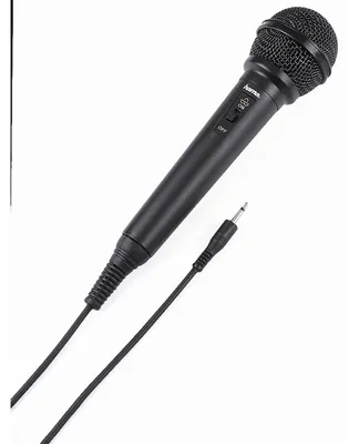 Zdjęcie produktu dla Hama Dynamic Microphone DM 20, -73 dB, 90 - 10000 Hz, 600 Ω, Wielokierunkowy, Przewodowa, 2,5 m