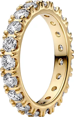 Produktbild von Pandora Stackable Ring 160050C01 14 Karat Gelbgold beschichtet Zirkonia 18