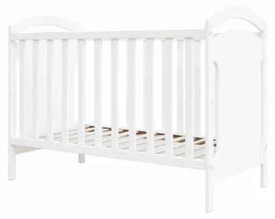 Łóżeczko dziecięce „Adaś2” 120×60 – białe, gryzaki – zdjęcie produktu 1