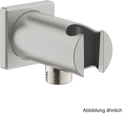 Produktbild von GROHE Rainshower Wandanschlussbogen eckige Rosette supersteel, 26659DC0