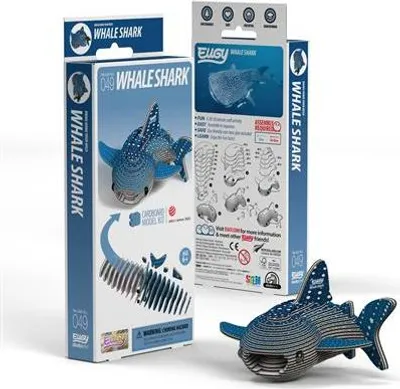 Image de Kit de bricolage Eugy 3D requin-baleine - jouet écologique