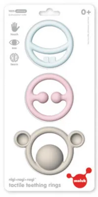 Productafbeelding van Moluk Nigi, Nagi & Nogi: Pastelkleuren, set van 3