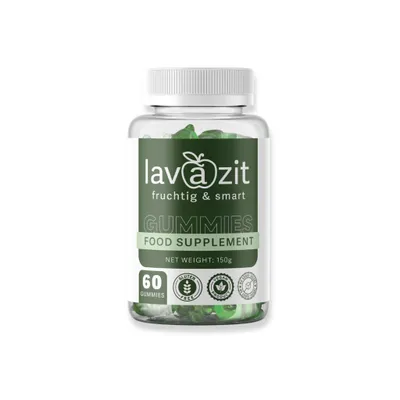 Produktbild von Lavazit Fruchtgummis mit Apfelessig & Vitaminen – 60 vegane Gummies