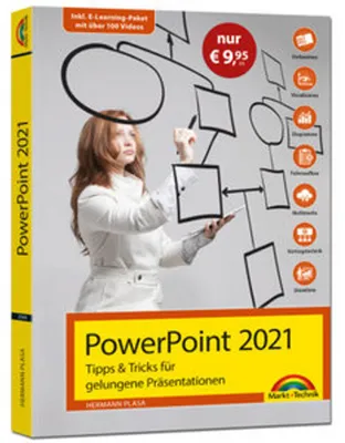 Produktbild von PowerPoint 2021 Tipps und Tricks für gelungene Präsentationen und Vorträge. Komplett in Farbe