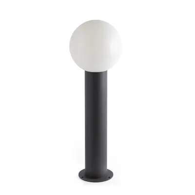 Produktbild von Faro 74434B-01, Außensockel-/Pfostenbeleuchtung, Dunkles Grau, Aluminium, IP44, I, E27