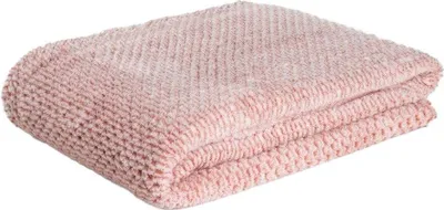 Produktbild von HOMLA GALEN dicke rosa Decke mit Ombre-Effekt 150x200 cm