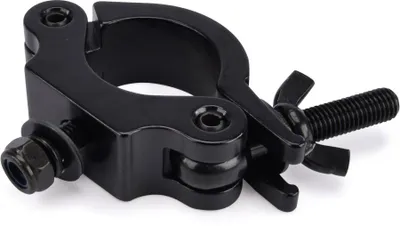 Produktbild von Riggatec Halbschelle - Halfcoupler schmal schwarz bis 200 kg (48 - 51 mm)