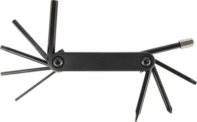 Zdjęcie produktu dla Narzędzie wielofunkcyjne 10 funkcji 2/3/4/5/6/8 mm T20 / 25 stal czarna
