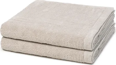 Produktbild von Cawö Lifestyle 2 X Duschtuch im Set Weich und extra flauschig, Voluminös, hautsympathisch und saugstark, Puristisch edles Design 70 X 140cm