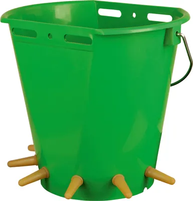 Produktbild von Kerbl Lammeimer mit 6 Saugern grün