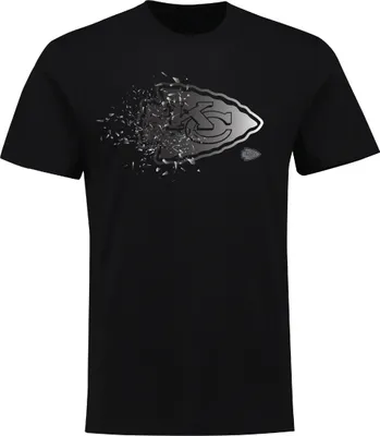 Produktbild von NFL Kansas City Chiefs Shatter Graphic Logo Football Shirt schwarz (XXXL)
