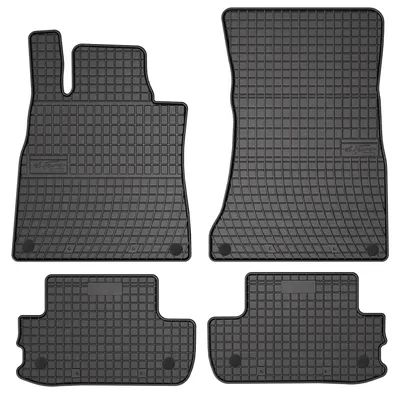 Productafbeelding van Rubberen automatten voor Mercedes S C217 2014-2020 (coupé) – 4-delig, zwart, op maat – Wielganizator SolidPRO