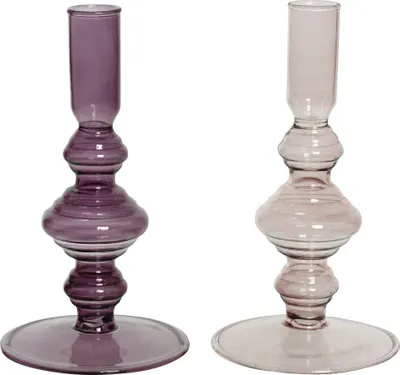 Produktbild von Kaemingk Kerzenhalter aus Glas 16 cm