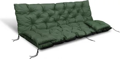 Produktbild von Schaukelbank Kissen Garten-Set Grün 120x60x50cm + 2 Kissen 42 x 42 cm