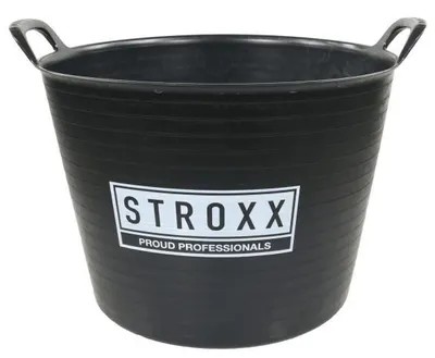 Produktbild von Stroxx Eimer Kunststoff robust schwarz 25 Liter für Handwerk und Haushalt