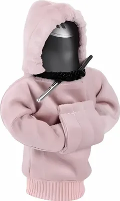 Produktbild von Auto Schalthebel Hoodie Schaltknauf Abdeckung Pullover Überzug Mini Deko Gag, Farbe:Rosa