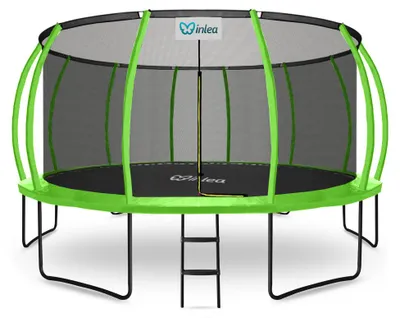 Obrázok produktu pre INLEA ULTIMATE Jump Trampolína 500 cm s vnútornou ochrannou sieťou - svetlozelená