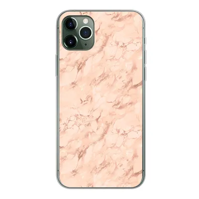 Produktbild von MuchoWow® Handyhülle Schutzhülle Hülle für iPhone 11 Pro Max Marmor - Roségold - Muster - Luxus Silikon Softcase Handy Hülle - Schutz