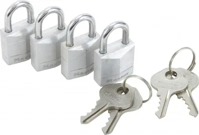 Immagine prodotto di Masterlock 9120EURQNOPCC 4x1 Master Lock Vorhängeschloss gleichschließend 9120EURQNOPCC