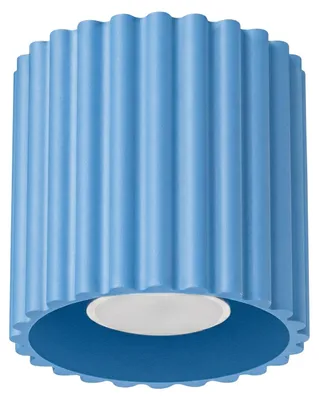 Zdjęcie produktu dla Plafon AURA 1 błękitny GU10 1xGU10 10W aluminium 10x10x10cm Sollux Lighting