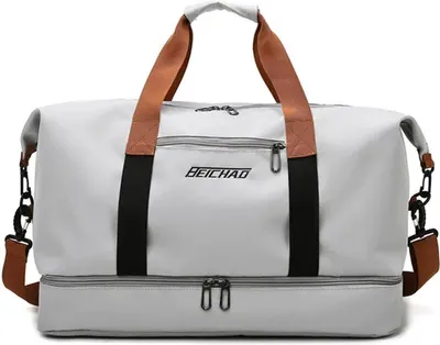 Productafbeelding van CarryQuest® - Reistas - waterdicht - 20-35 liter - polyester - wit