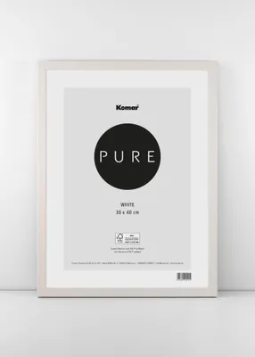 Immagine prodotto di Cornice in legno bianco 30 x 40 cm