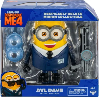 Produktbild von Moose Toys Despicable Me 4: AVL Squad Mega Minion 10cm Actionfigur - Dave