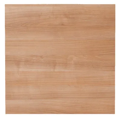 Produktbild von Tischplatte 80x80cm mit Systembohrung Nussbaum