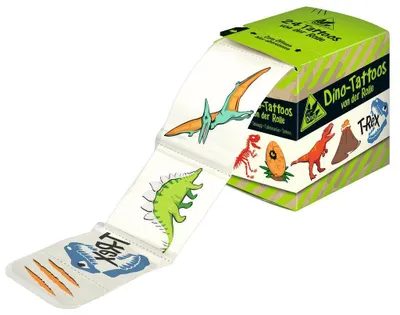 Produktbild von Dino Tattoos von der Rolle