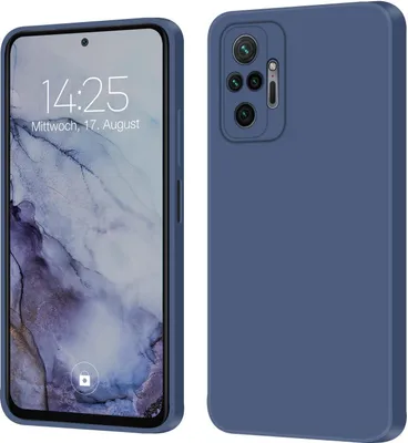Produktbild von Hülle für Xiaomi Redmi Note 10 Pro Case Cover Bumper Silikon Softgrip Schutzhülle Farbe: Lavendelblau