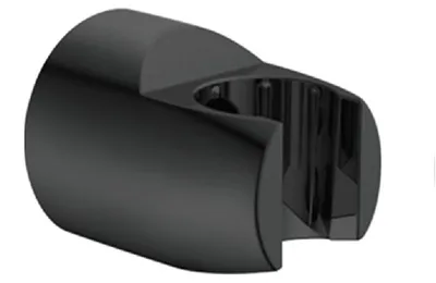 Produktbild von DXZ-14BL Brausehalter, Schwarz matt, für Wandmontage