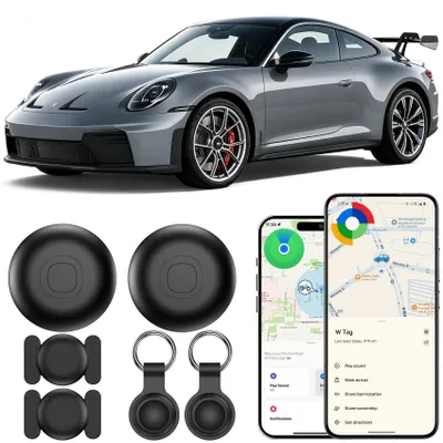 Obrázek produktu pro GPS sledovač pro auto, 2 kusy magnetických GPS sledovačů bez autorizace