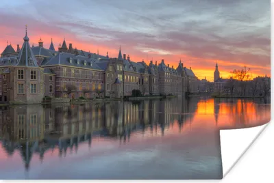 Produktbild von MuchoWow® Poster Den Haag - Inneres Gericht - Sonne 30x20 cm - Plakate - Print
