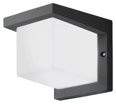 Image de Applique murale extérieure LED Desella1 Anthracite, blanc