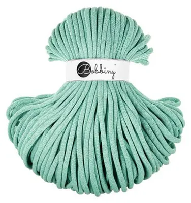 Produktbild von Bobbiny Jumbo Baumwollkordel 9 mm 100 m Farbe Mint Makramee Kordel